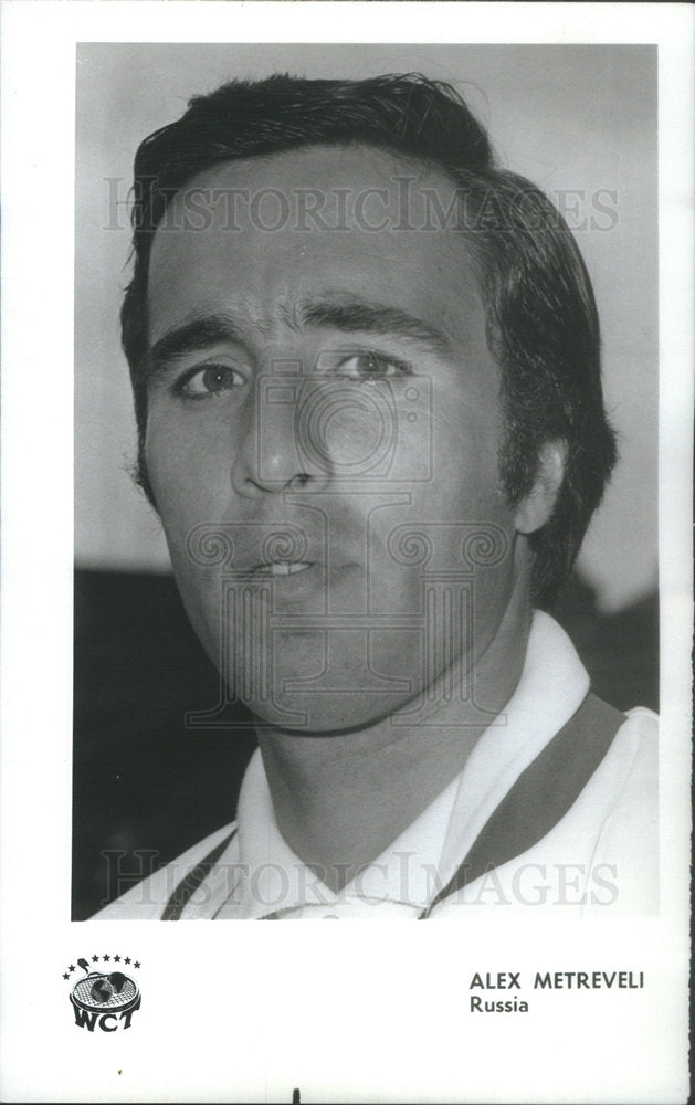 1975 Press Photo Alex Metreveli Tennis Player Russia - Historic Images