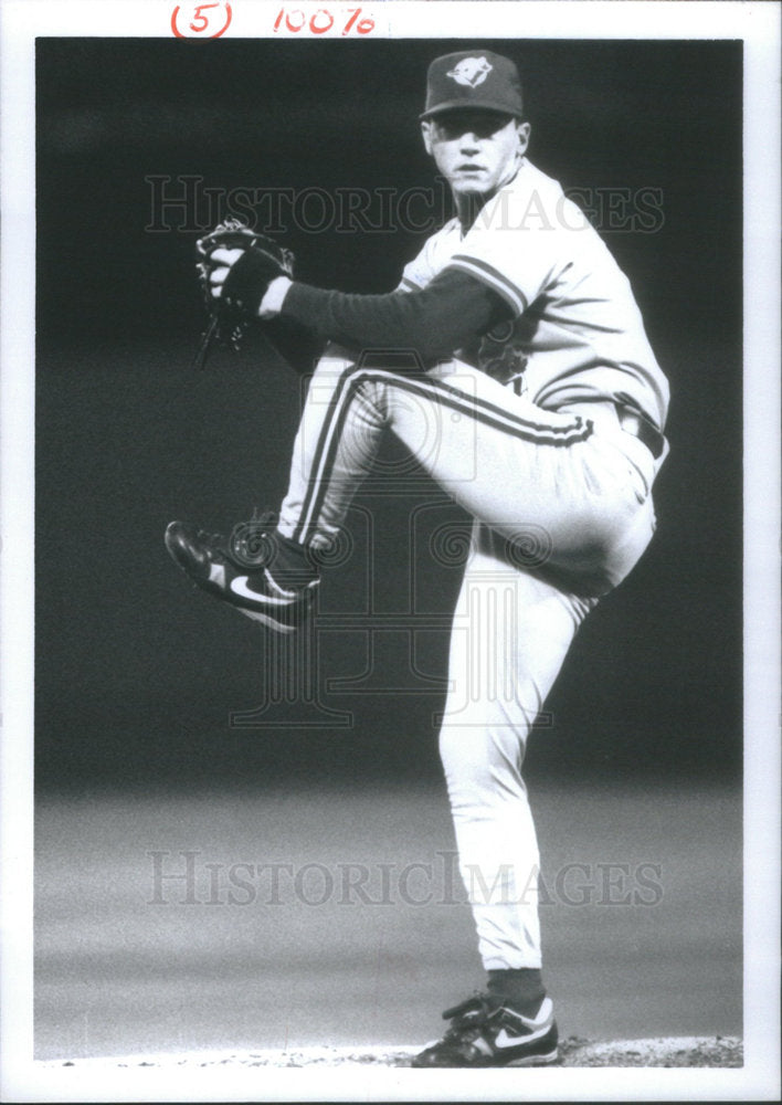 Press Photo David Brian Cone Toronto Blue Jays New York Yankees Boston Red Sox - Historic Images