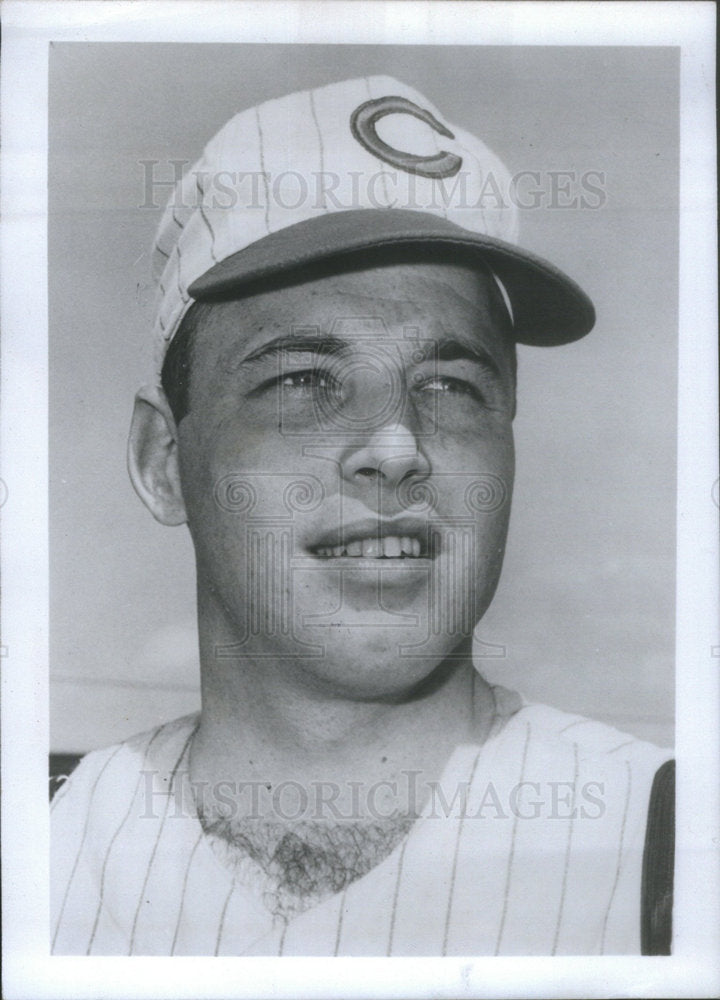 1968 Press Photo John Alban Edwards Columbus Baseball Catcher Cincinna ...