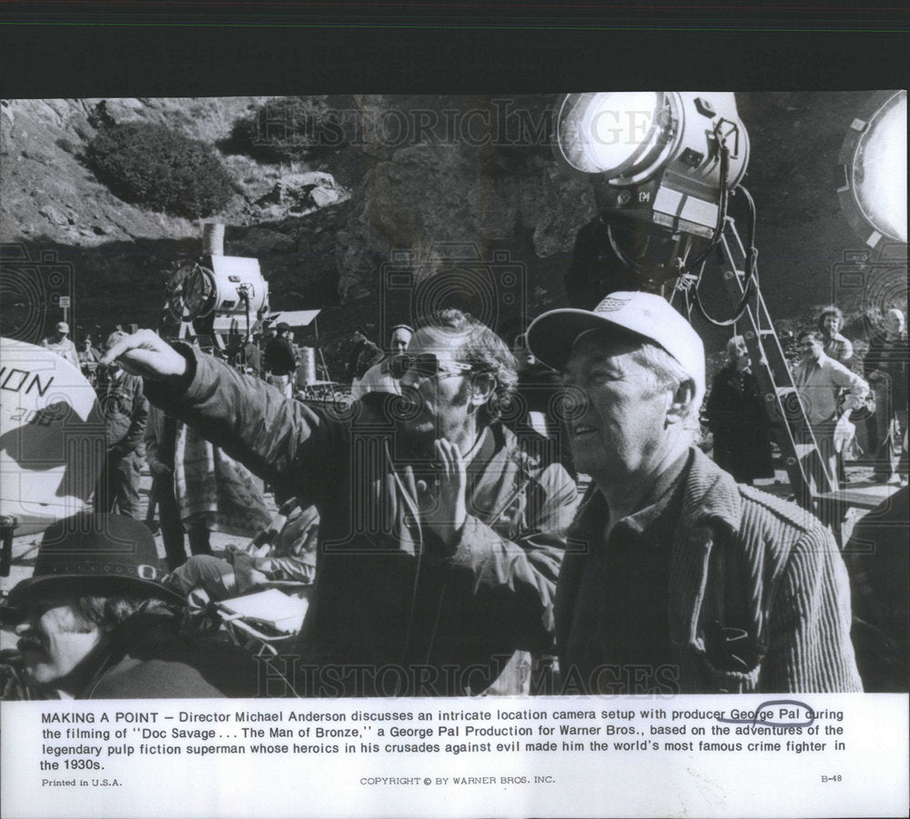1975 Press Photo George Pal American Animator Movie Producer - Historic Images