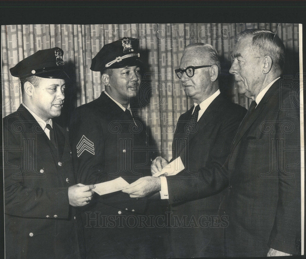 1964 Police Officer Paul Newell George Boone Task Force Franklin - Historic Images