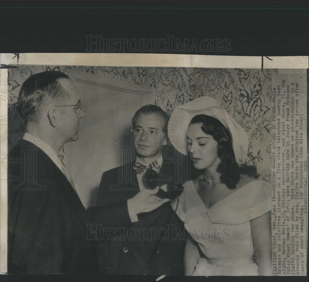 1949 Friends and Relatives Listens Five State Telephone Hookup