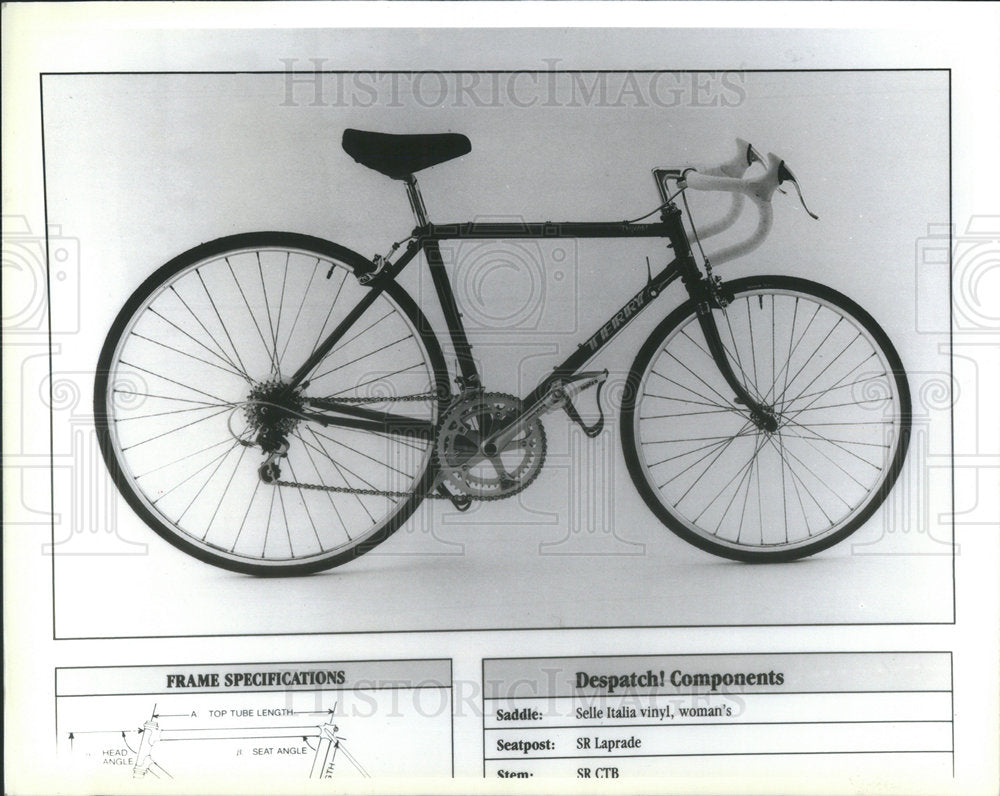 1987 Georgena Terry Bicycle Designer - Historic Images