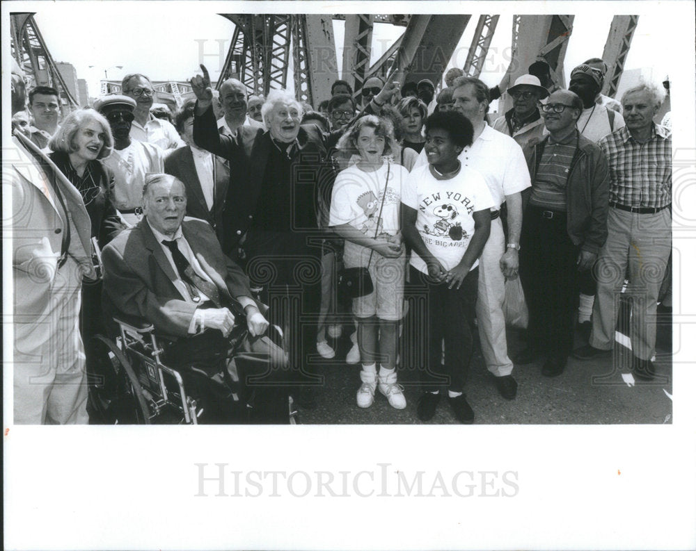 1992 Press Photo Studs Terkel radio talks show host Pulitzer award winner author - Historic Images