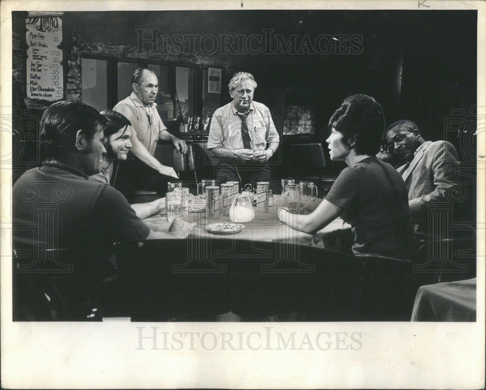 1971 Press Photo Louis "Studs" Terkel American Author Historian Actor - Historic Images