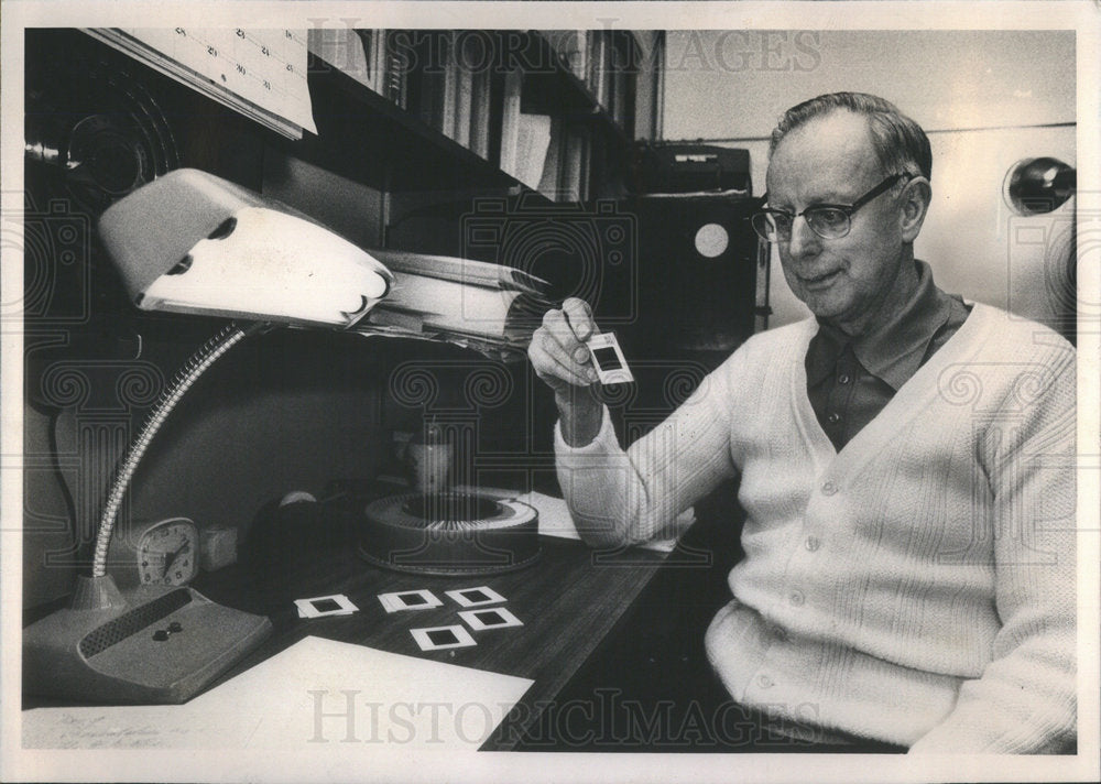 1980 Press Photo Howard Teeple Director Religion Ethics Institute Sort Slide - Historic Images