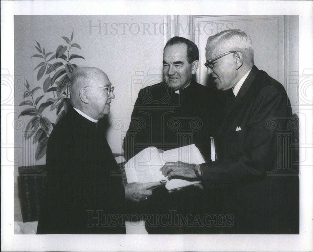 1967 Reverend William J McDonald Rector Catholic University - Historic Images