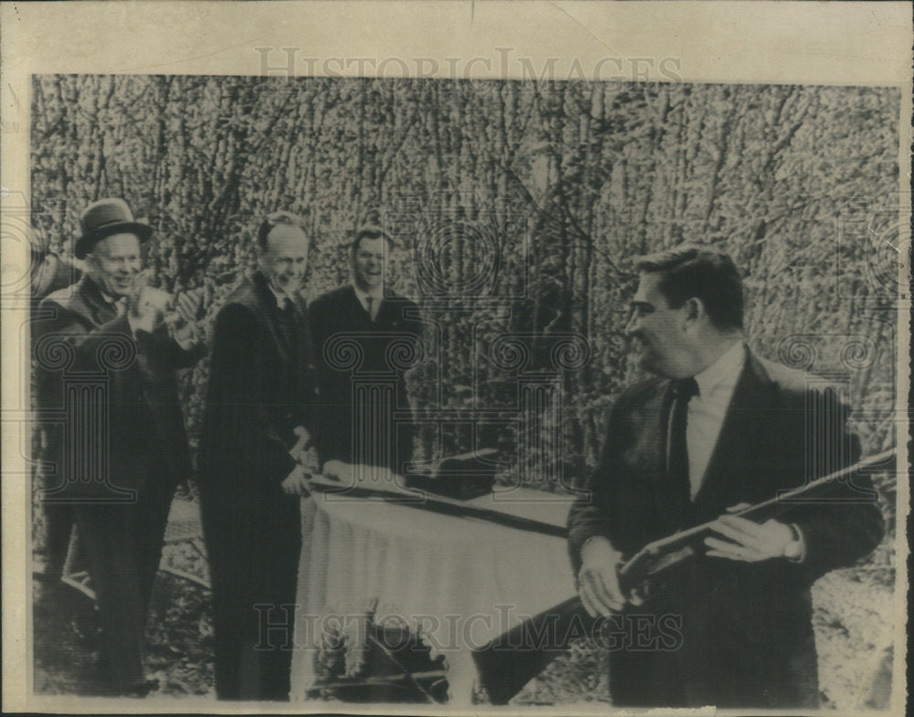 1962 Press Photo Soviet Premier Nikita Khrushchev Pierre Salinger Kennedy Press - Historic Images