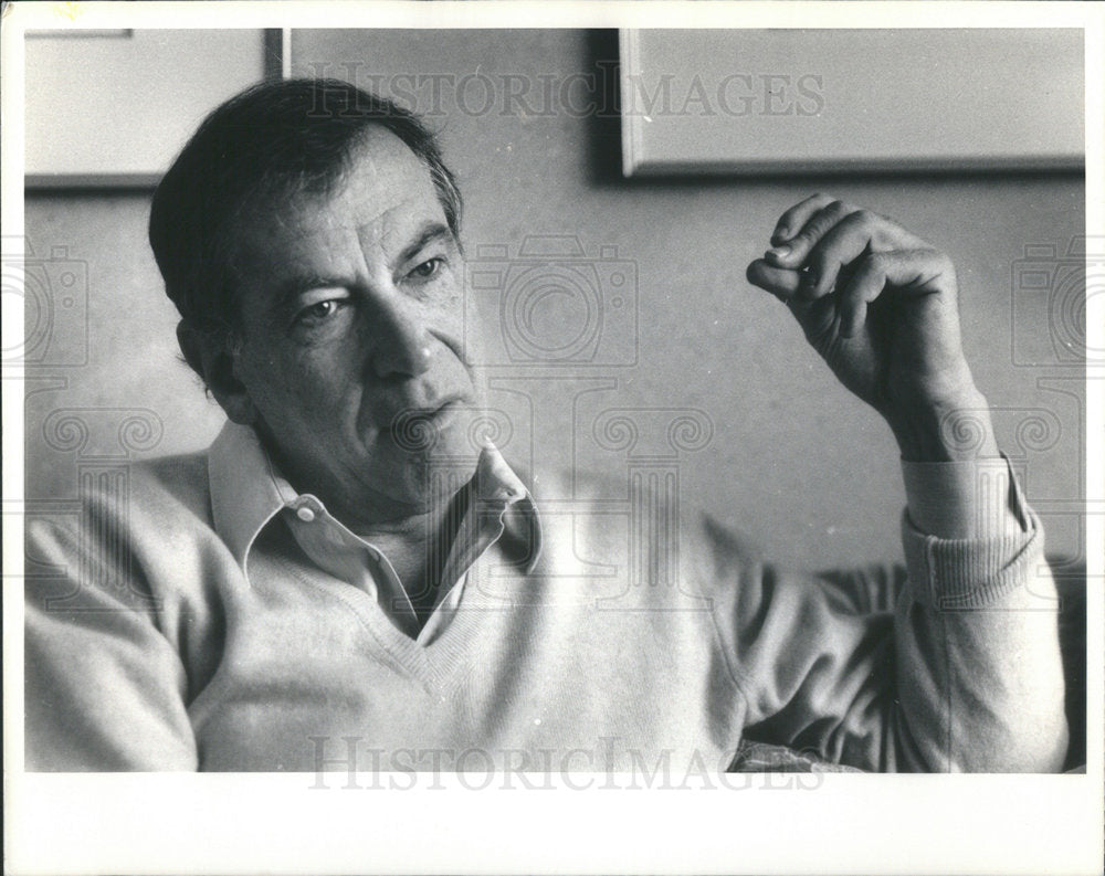 1984 Press Photo Roger Vadim French screenwriter director producer journalist - Historic Images