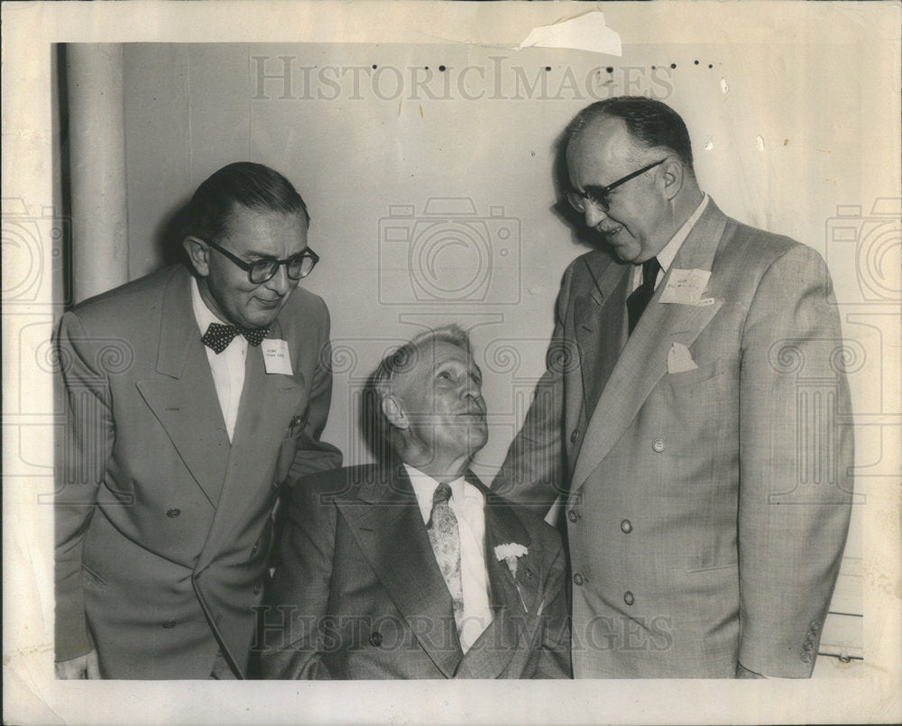 1952 Press Photo Frank Pavek American District Court Judge Chicago Michigan - Historic Images