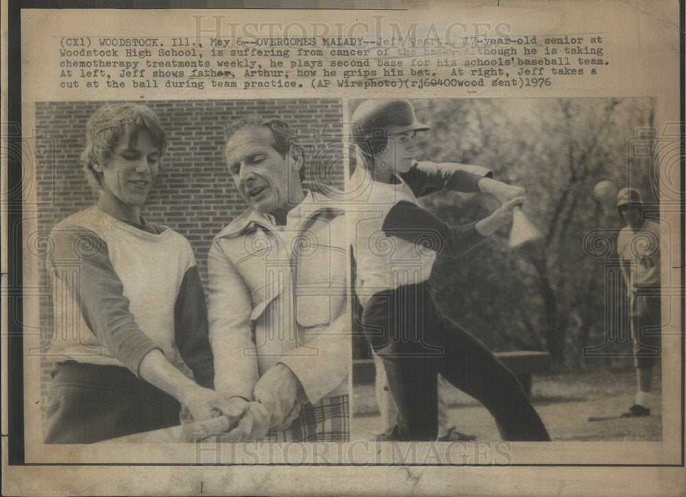 1976 Jeff Peart Woodstock High School Cancer Chemotherapy Arthur - Historic Images
