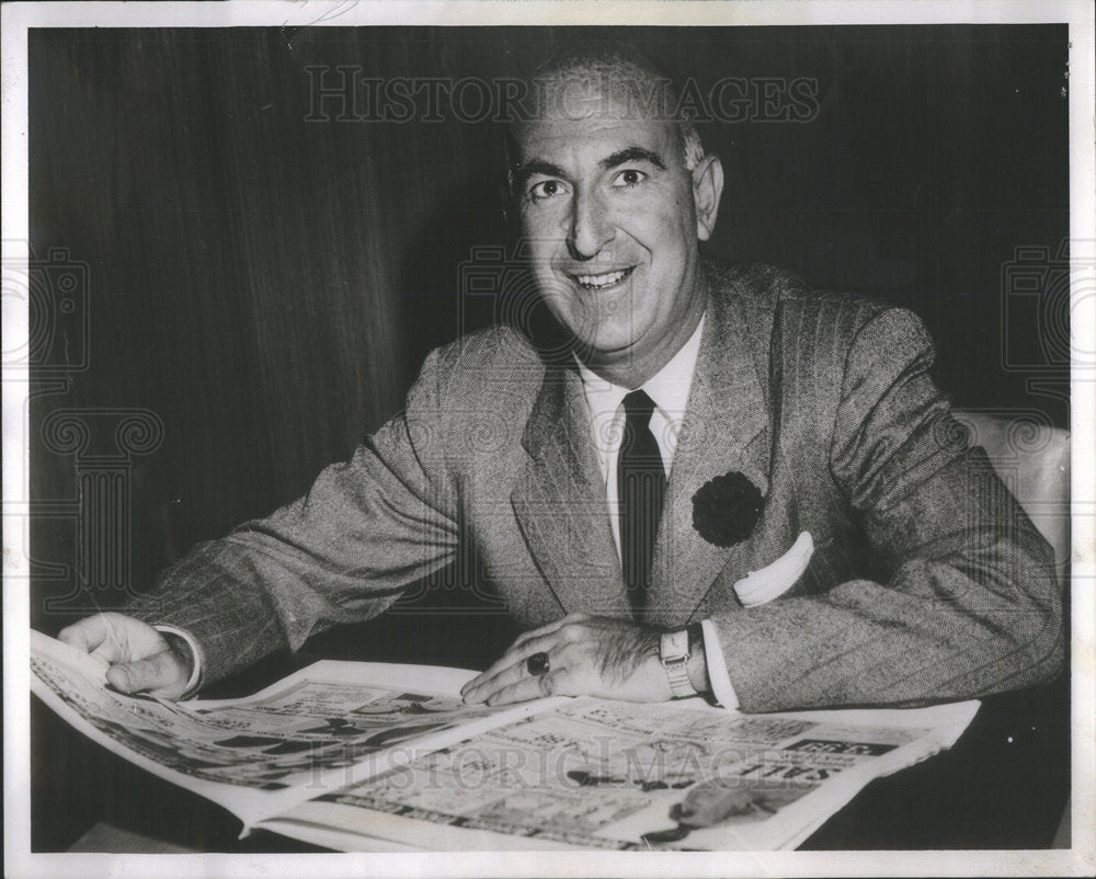 1956 Press Photo JACK K. PEARLMAN GENERAL MANAGER GOLDBIATT STATE STREET - Historic Images