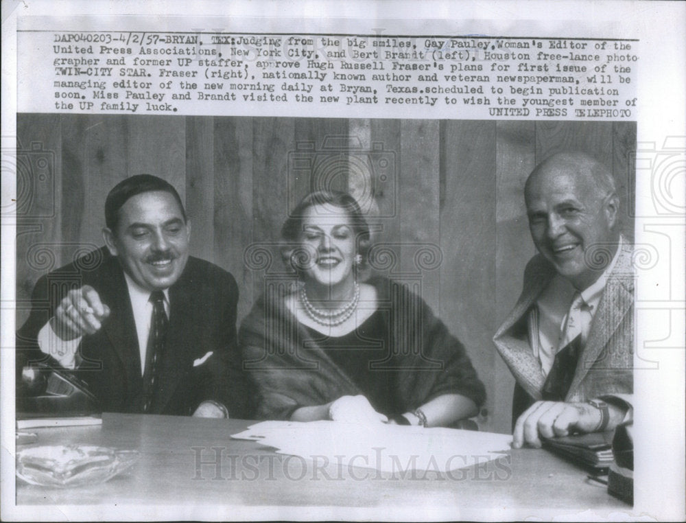 1967 GAY PAULEY WOMAN'S EDITOR UNITED PRESS ASSOCIATIONS BERT - Historic Images