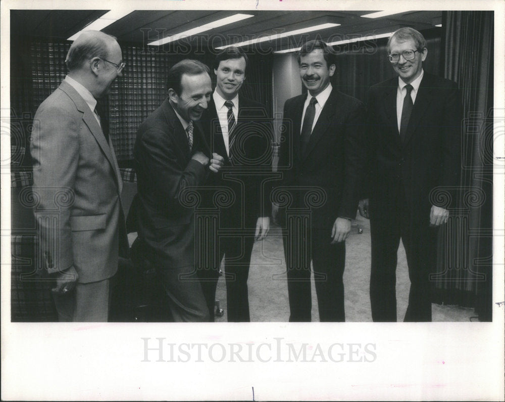 1985 Press Photo Anton R Valukas United States Attorney General Chicago Michigan - Historic Images