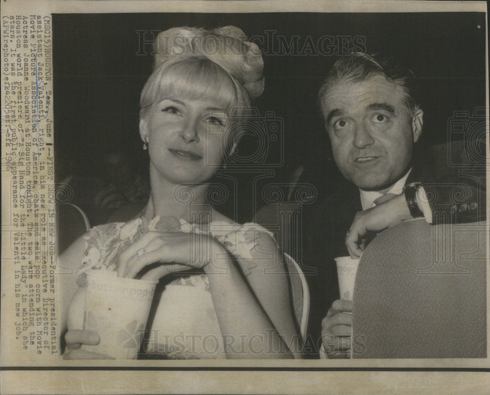 1966 Former Presidential Assistant Jack Valenti New Role Executive - Historic Images