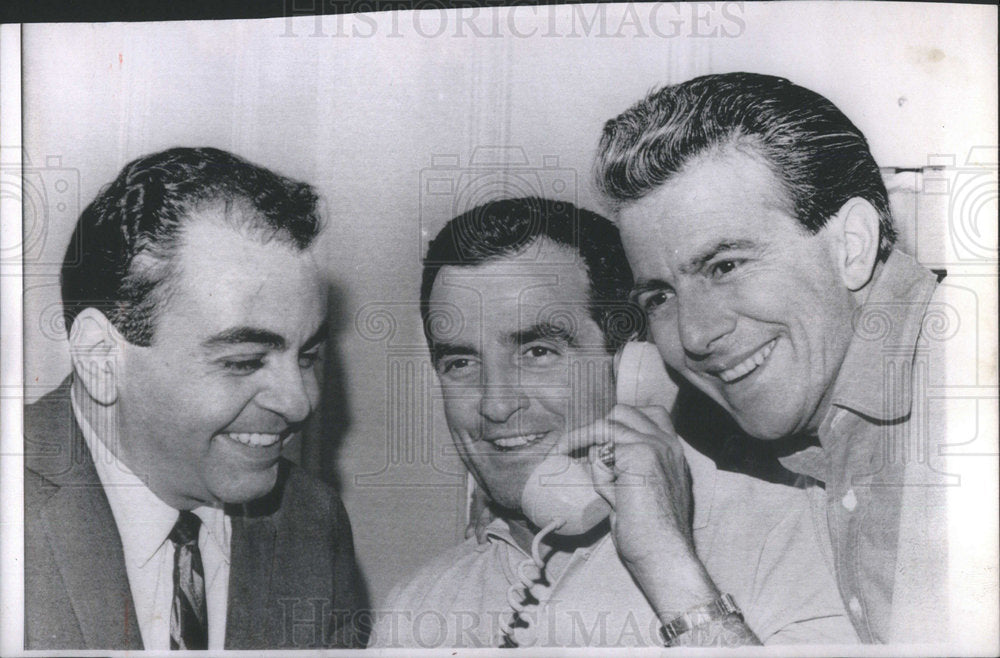 1963 Press Photo Tino Barzie, Lee Karsian, &amp; Frank Ross - Historic Images