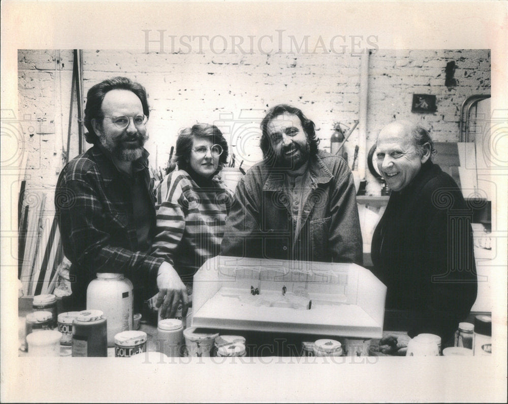 1989 Press Photo Willow Street Carnival Bernie Shalins Springs Geoffrey Bushor - Historic Images