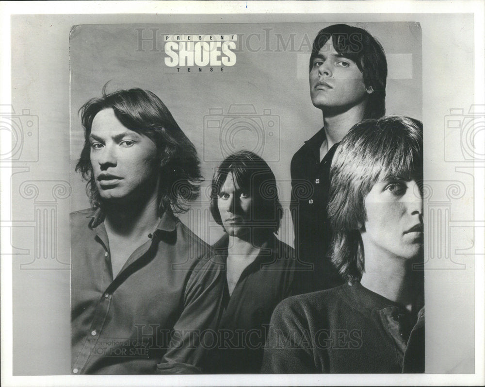 1979 Press Photo Pop Band Shoes - Historic Images