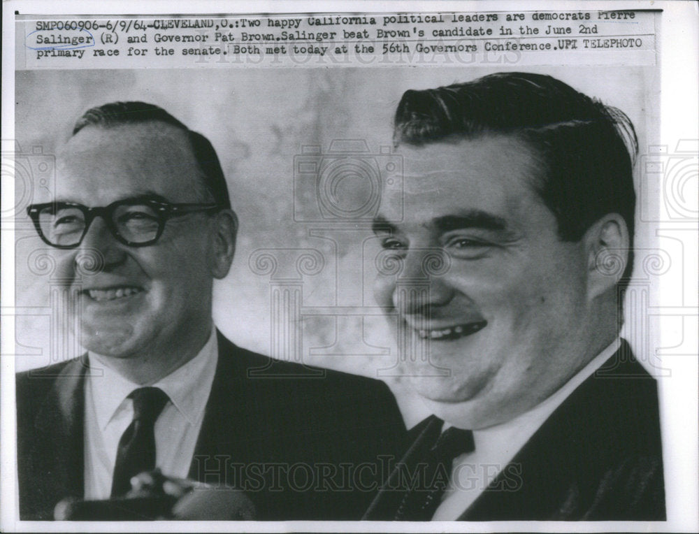 1964 Pierre Salinger White House Press Secretary United States - Historic Images