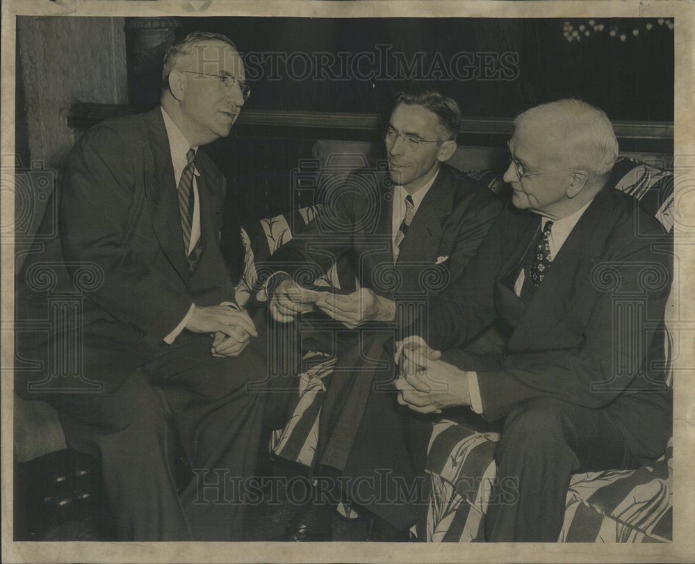 1950 Press Photo Edward P Saltiel American Senator Politician United States - Historic Images