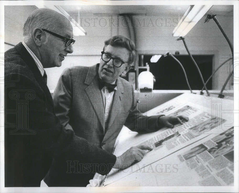 1978 Press Photo Executive Director Marlin Landwehk Bruce Sagan Economist - Historic Images