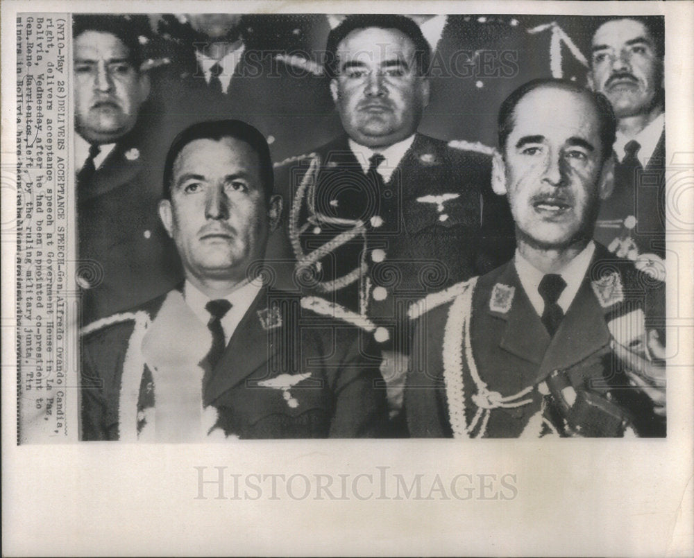 1965, General Rene Barrientos Bolivian Politician - RSC36581 - Historic Images