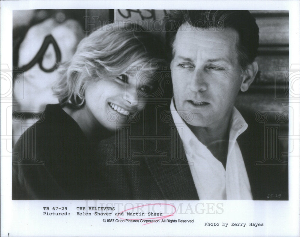 1987 Press Photo Sheen Shaver Believers - Historic Images