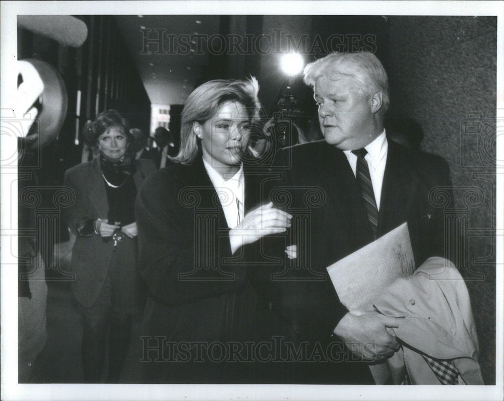 1992 Press Photo Former Judge David Shields Convicted Prison Daughter - Historic Images