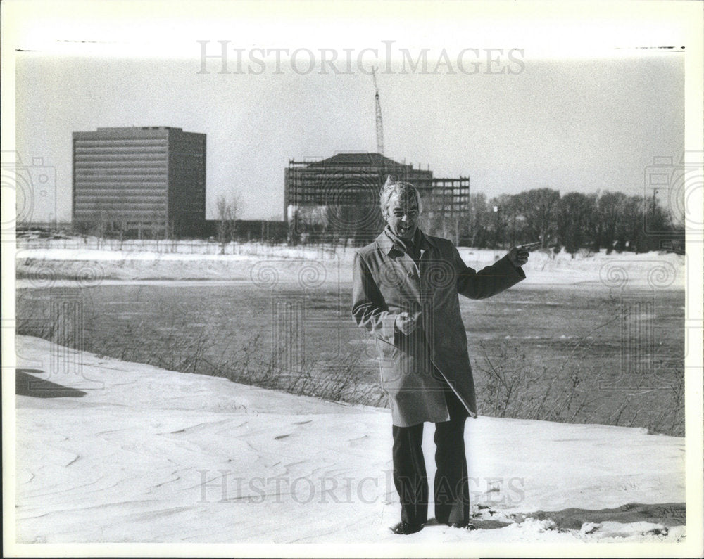 1984 Press Photo Jack Shaefer Water Reclamation - Historic Images