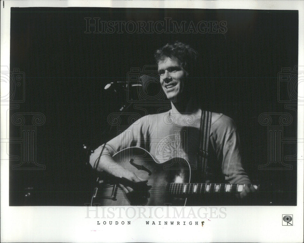 1977 Press Photo Loudon Wainwright Songwriter Singer Humorist Actor - Historic Images