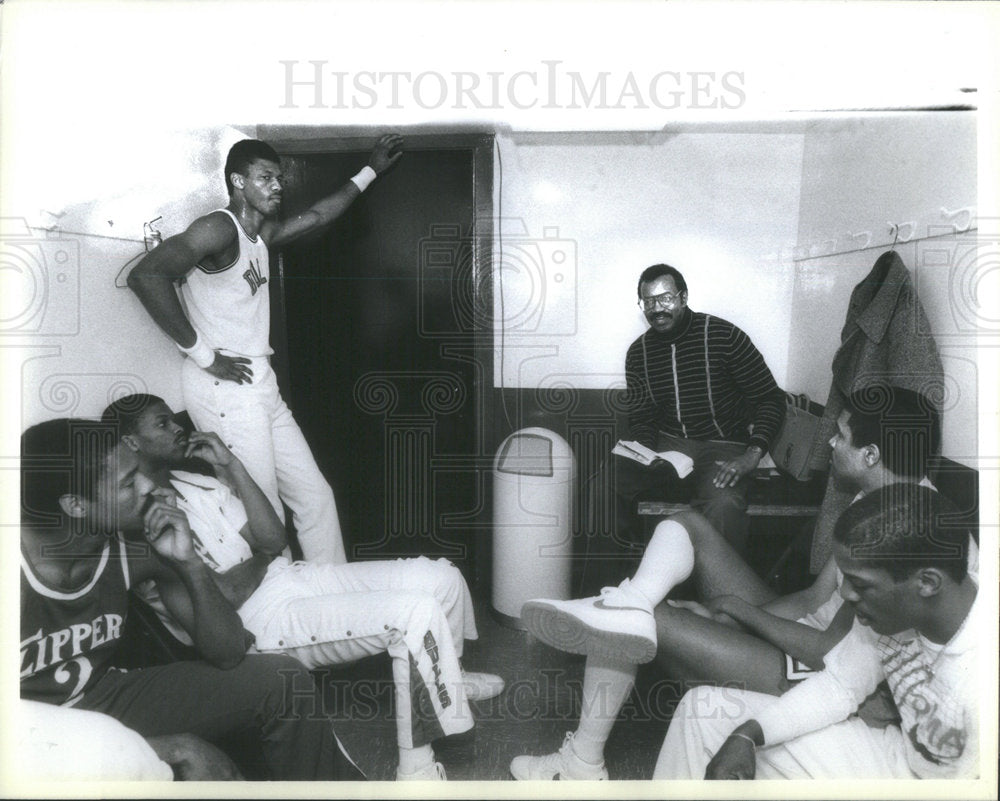 1985 Press Photo Reverend Henry Soles Bridgeman Green Oldham Johnson Matthews - Historic Images