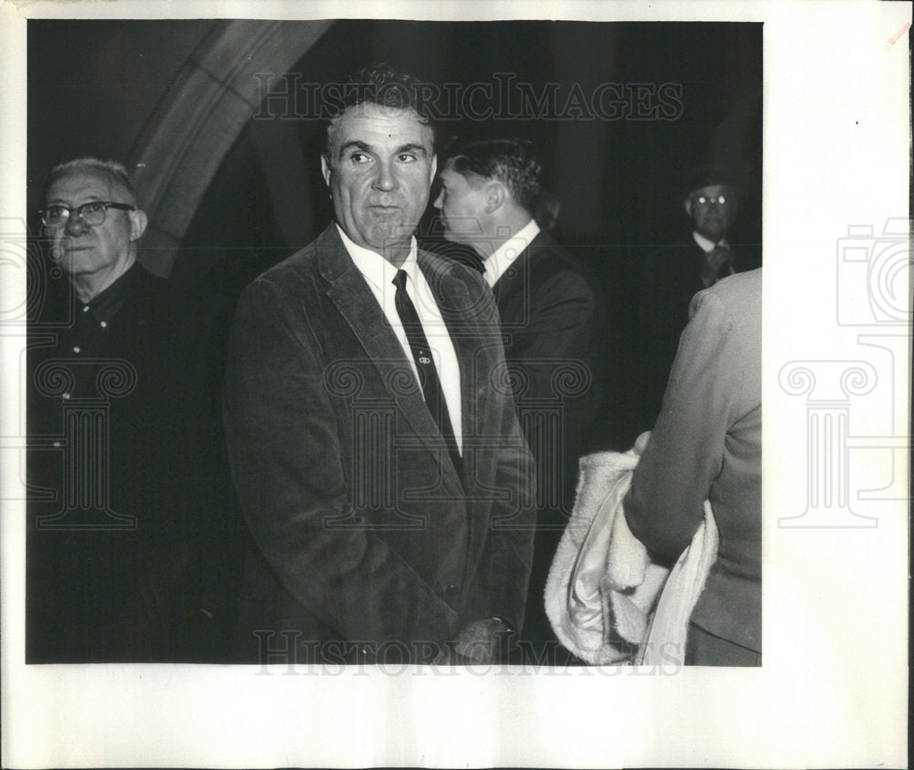 1964 Press Photo Ray Sopher Ex Mayor Streaor Illinois - Historic Images