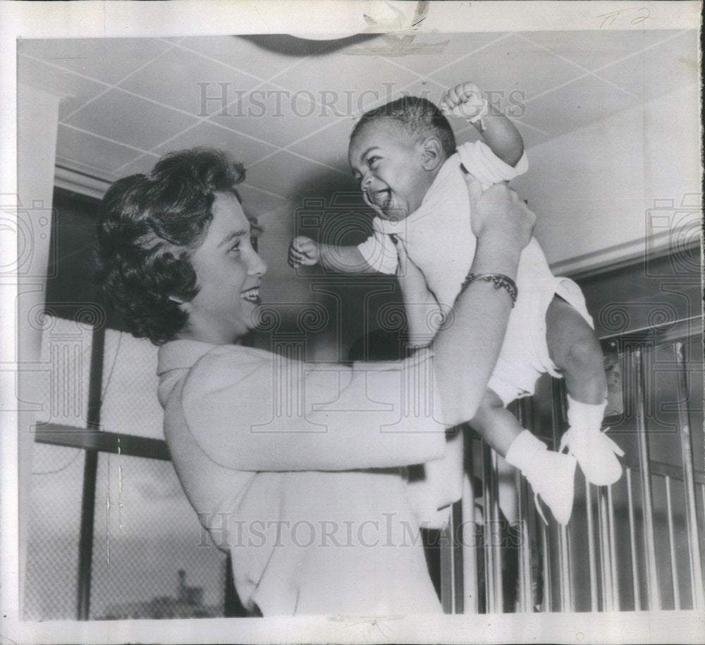 1958 Press Photo New York Princess Sophia Greece Greek Idlewild American - Historic Images