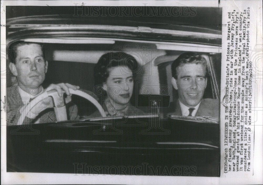 1960 Britain Princess Margaret fiance Antony Armstrong-Jones - Historic Images