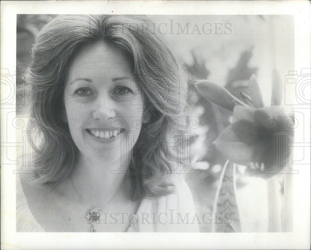 1977 Press Photo Mrs. Georg Solti Wife Of Opera And Orchestra Conductor - Historic Images