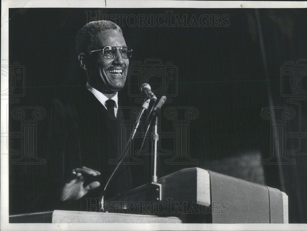 1973 Dr. Charles Spivey director Church Federation Greater Chicago - Historic Images