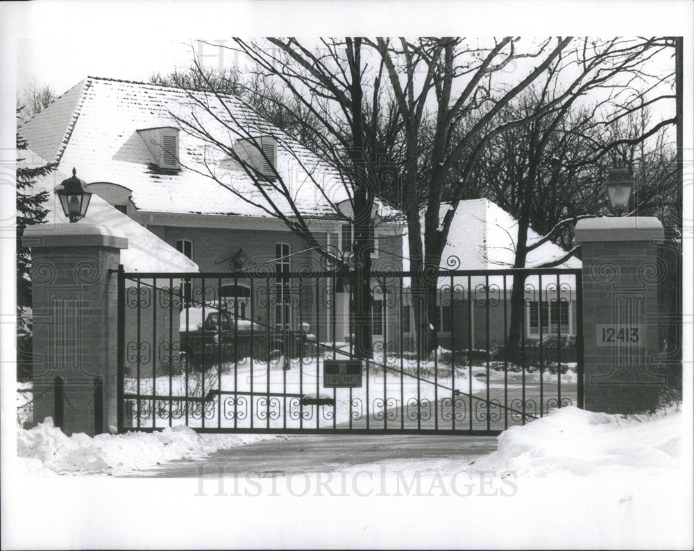 1989 Press Photo exterior William J. Stoecker house - Historic Images