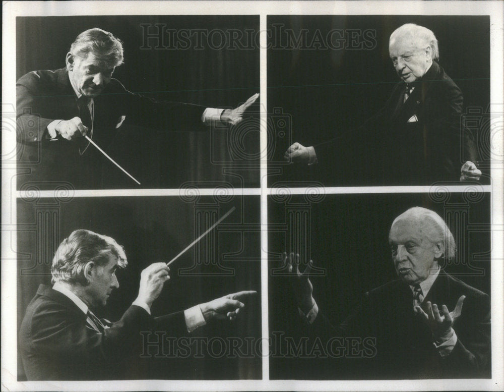 1969 Great Leopold Stokowski Baton Bach Transmogrified - Historic Images