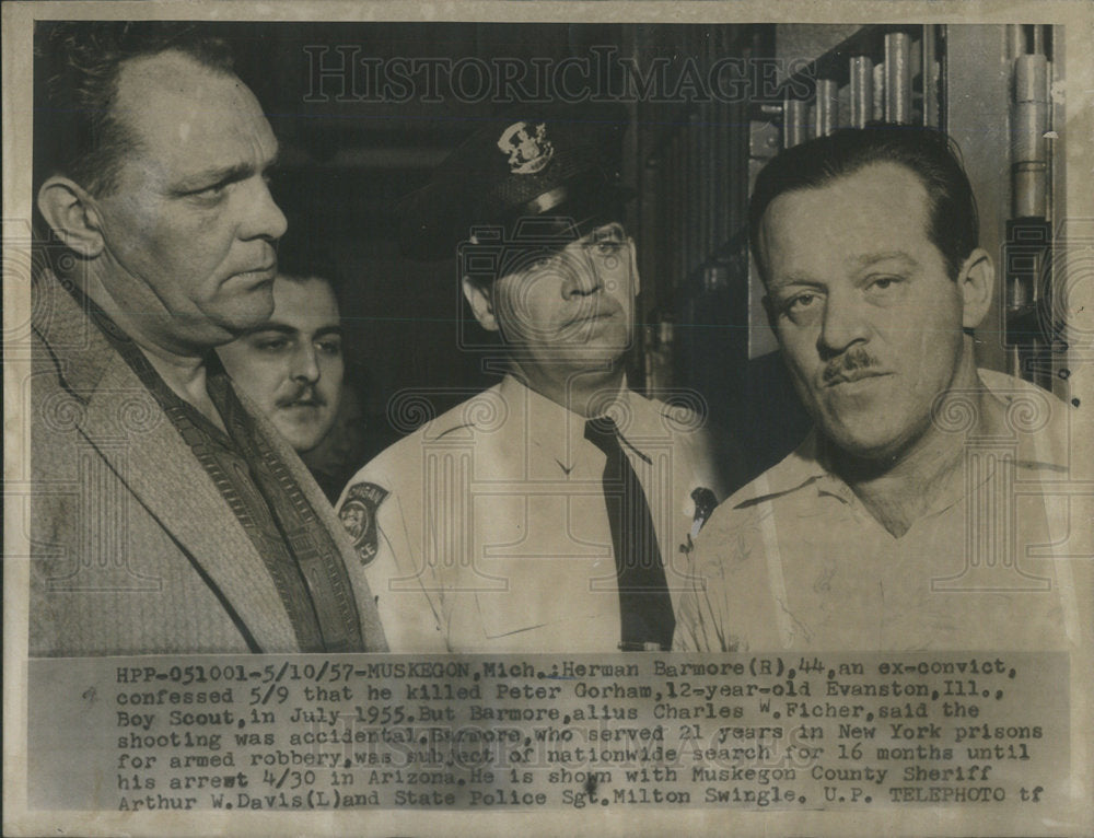 1957 Herman Earmore murderer - Historic Images