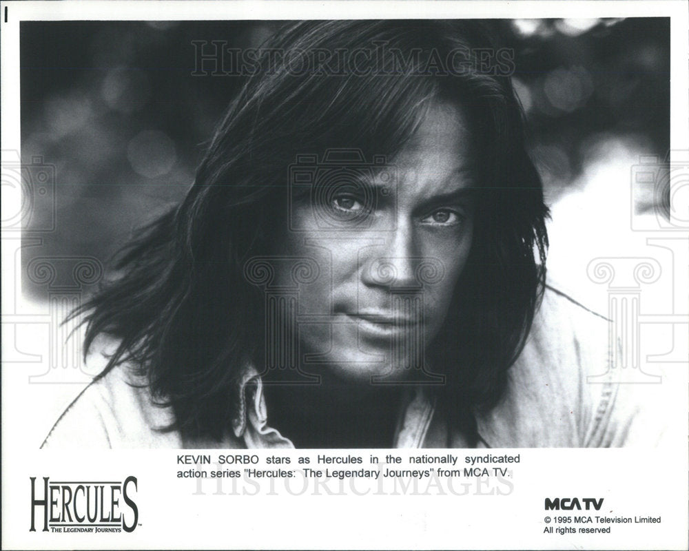 1985 Press Photo Kevin Sorbo Hercules Legendary Journeys - Historic Images