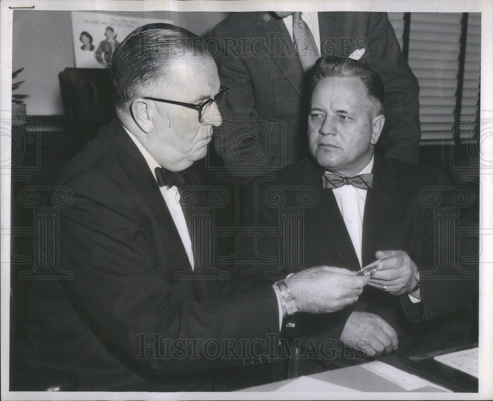 1957 Walter McCarron Chief Investigator Antone Sommer - Historic Images