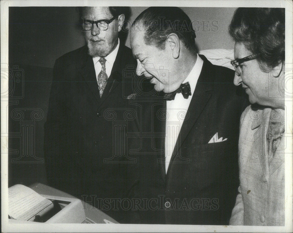 Press Photo Clement Jessie Bristol England Grey Walter Stone Burden Neurological - Historic Images