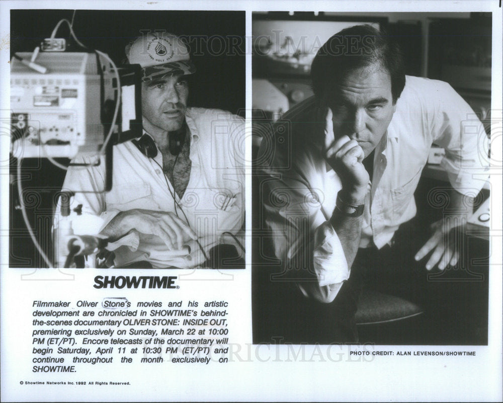 Press Photo Filmmaker Oliver Stone Artistic Encore Telecast - Historic Images