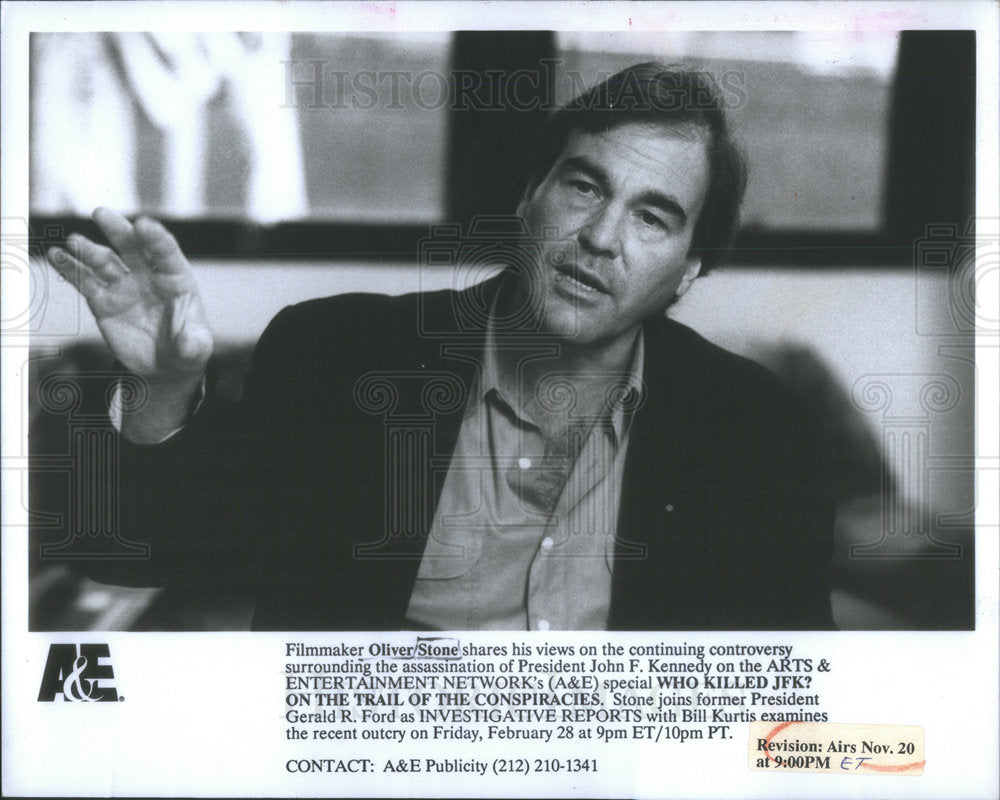 1994 Press Photo Oliver Stone - RSC37717 - Historic Images