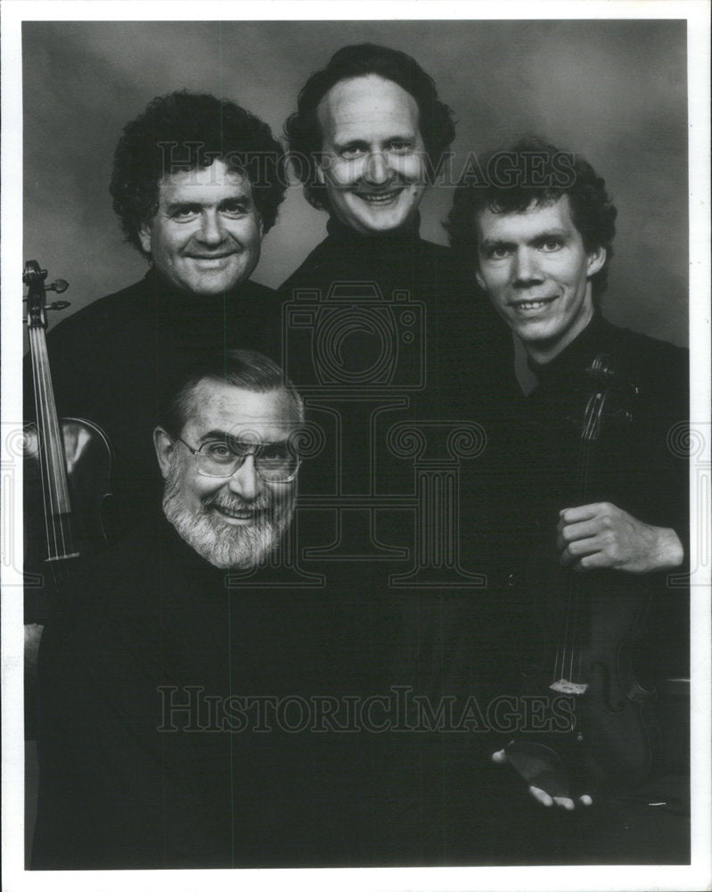 1992 Press Photo Marc Johnson Schmuel Ashkenasi Richard Young Mathias Tacke - Historic Images