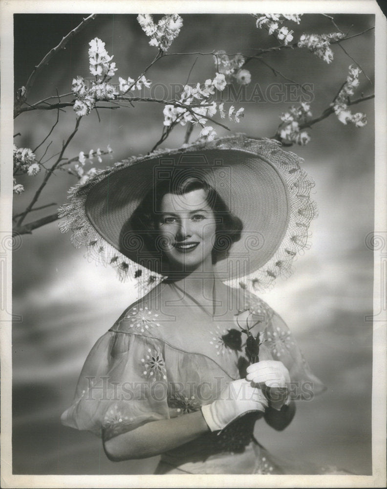 1950 Beauty Frances Robinson CBS Hallmark Play House - Historic Images