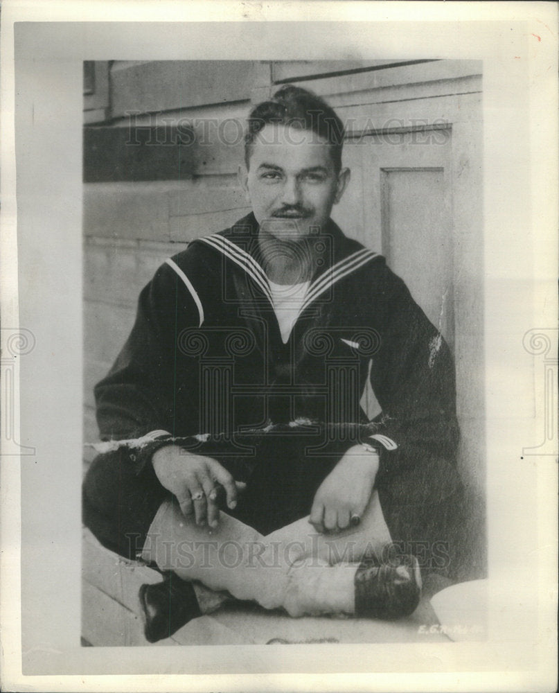 1934 Little Caesar Navy Edward Robinson Roumania - Historic Images