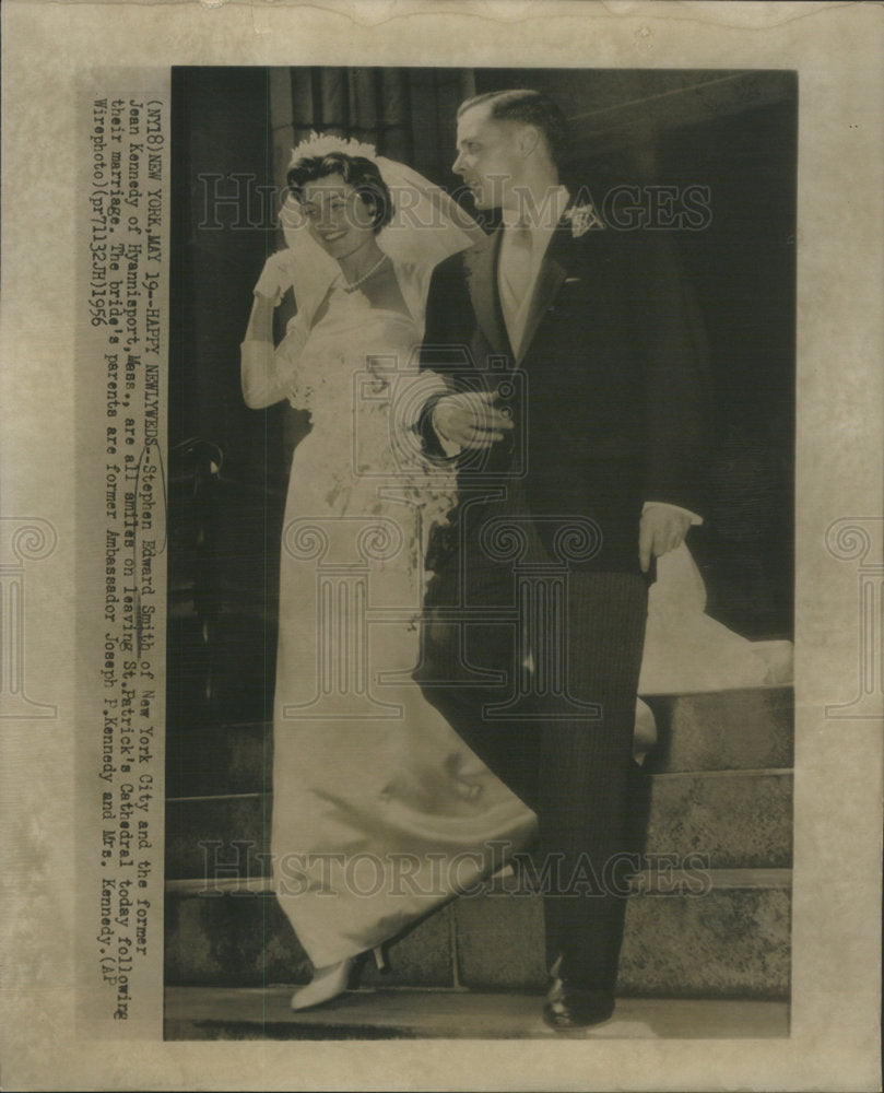 1956 Stephen Edward SmithNew York Jean Kennedy Hyannisport Patrick - Historic Images