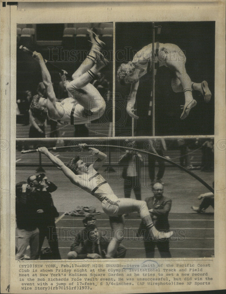 1973 Steve Smith Pole Vaulter  - Historic Images