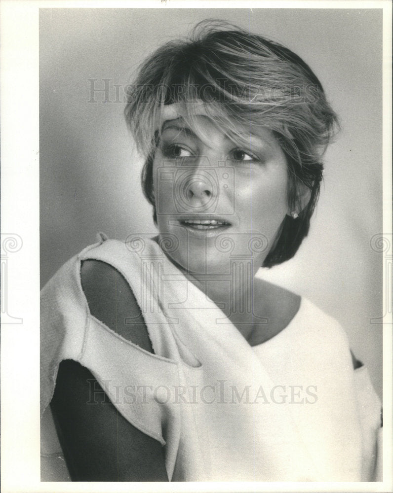 1985 Press Photo Vanessa Weil She&#39;s suing her Husband for Divorce - Historic Images